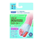 ソルボ　外反母趾サポーター　固定薄型メッシュタイプ　L左