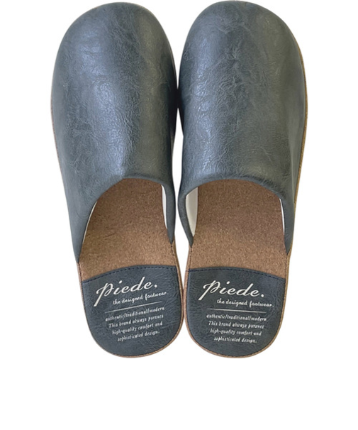 ドロワープラス（DRAWER　PLUS）　PU　厚底ソール　スリッパ　L　ブラック