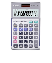 カシオ（CASIO）　実務電卓　ジャストタイプ　12桁　JS－20WKA－SR－N　シルバー