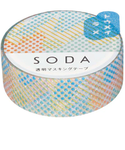 キングジム（KING　JIM）　ソーダ（SODA）　透明マスキングテープ　CMTG15－002　スプレー