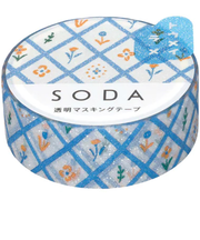 キングジム（KING　JIM）　ソーダ（SODA）　透明マスキングテープ　CMTG15－001　ブルーム