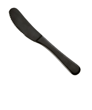 北陸アルミ 溶かしてバターナイフ マッドブラック