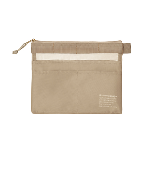 クレイド（kleid）　メッシュキャリーポーチミニ　8472-03　ベージュ
