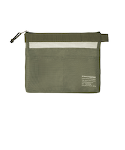 クレイド（kleid）　メッシュキャリーポーチミニ　8472-02　オリーブ