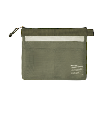 クレイド（kleid）　メッシュキャリーポーチミニ　8472-02　オリーブ