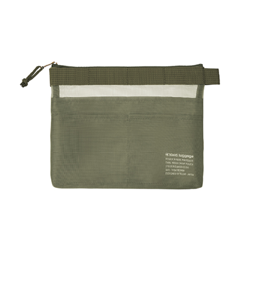 クレイド（kleid）　メッシュキャリーポーチミニ　8472-02　オリーブ