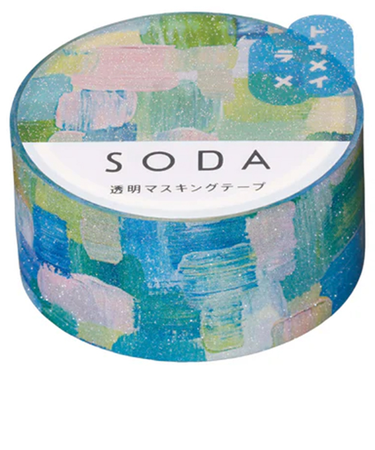キングジム（KING　JIM）　ソーダ（SODA）　透明マスキングテープ　CMTG20－001　タペストリー
