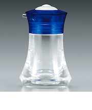 プッシュワン　しょう油差し　クリアブルー