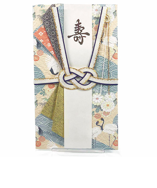 フロンティア　祝儀袋　寿　波に鶴　SG‐251