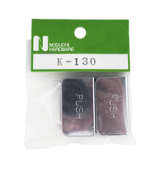 野口ハードウェアー　ガラスプッシュ　クローム　K－130　2個入