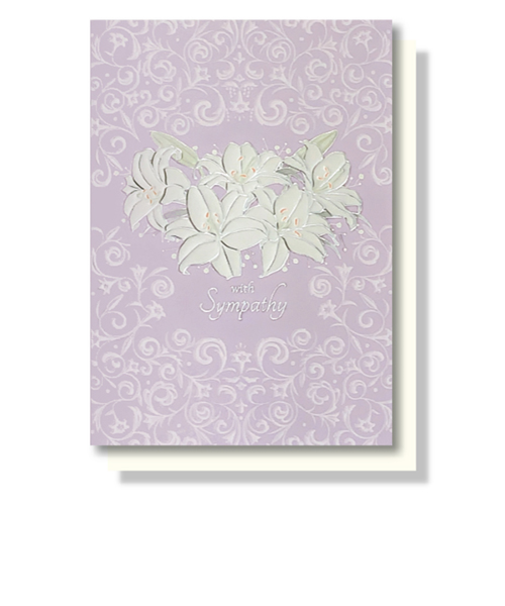リーフワークカンパニー　シンパシーカード　ユリ　50－333