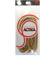 ワークひも　茶黄　140cm