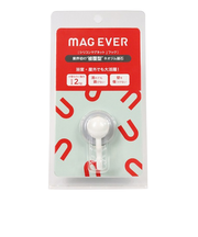 マグエバー　シリコンマグネット　jフック　ホワイト×グレー