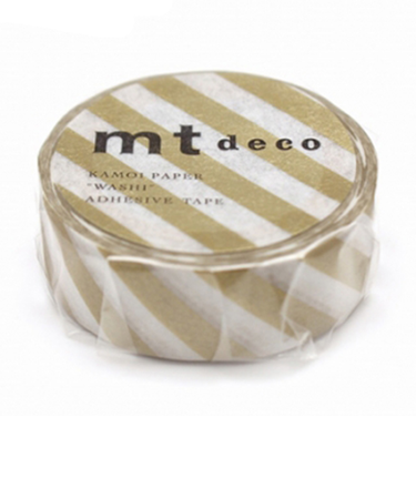 カモ井　mt　1P　MT01D377R　ストライプ／金