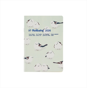 【2025年10月始まり】　デルフォニックス（DELFONICS）　ロルバーンノートダイアリー　アニマル　B6　マンスリーブロック　160089_281　ミント