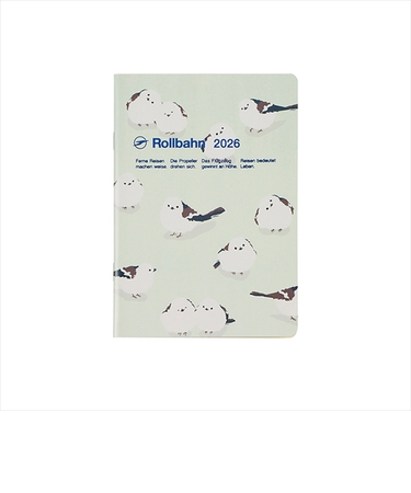 【2025年10月始まり】　デルフォニックス（DELFONICS）　ロルバーンノートダイアリー　アニマル　B6　マンスリーブロック　160089_281　ミント