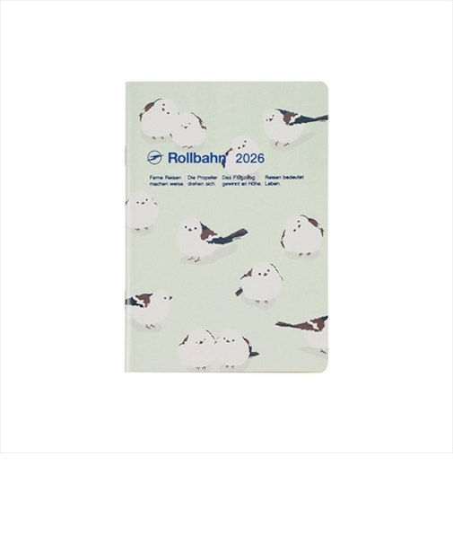 【2025年10月始まり】　デルフォニックス（DELFONICS）　ロルバーンノートダイアリー　アニマル　B6　マンスリーブロック　160089_281　ミント