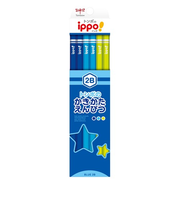 トンボ鉛筆（Tombow）　イッポ（ippo!）　かきかたえんぴつ　2B　KB－KPM04－2B　ブルー