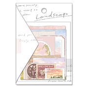 マインドウェイブ　ランドスケープステッカー　フレーク　81778　茜雲