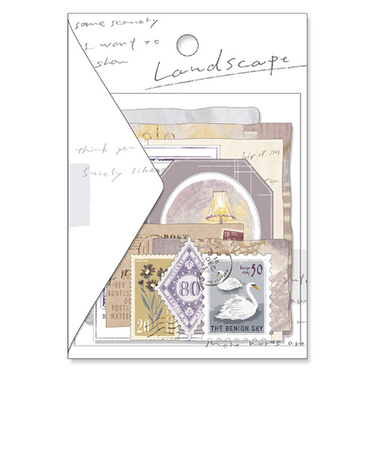 マインドウェイブ　ランドスケープステッカー　フレーク　81777　夜更け