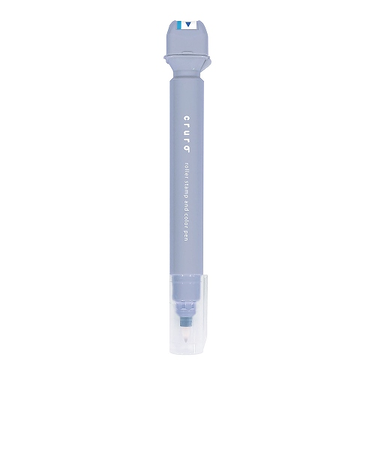 クツワ　スタンプペン　DE017BL　れんぞくやじるし