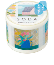 キングジム（KING　JIM）　ソーダ（SODA）　透明マスキングテープ　CMTS30－004　キッテ