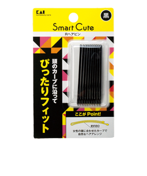 KAI　Smart　Cute　Rヘアピン　HC3332　黒