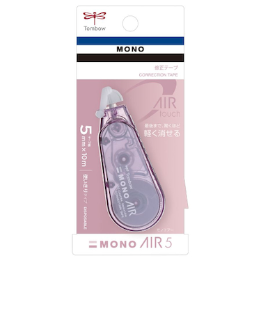 トンボ鉛筆（Tombow）　修正テープ　モノエアーCA　CT－CA5C84　モーブピンク