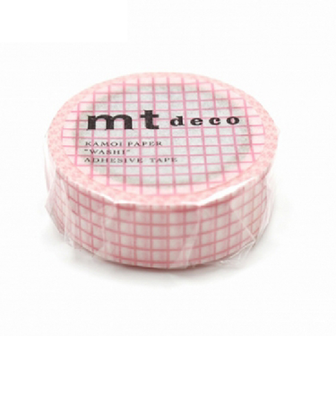 カモ井　mt　1P　MT01D393R　方眼／さくら