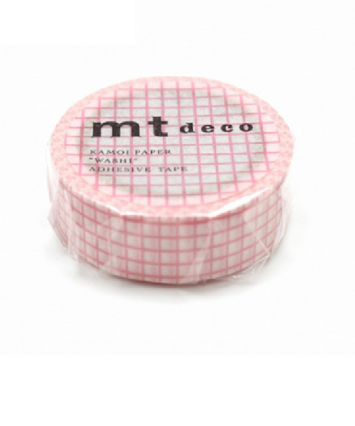 カモ井　mt　1P　MT01D393R　方眼／さくら