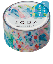 キングジム（KING　JIM）　ソーダ（SODA）　透明マスキングテープ　CMTS20－006　エノグ