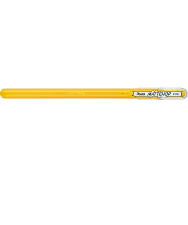 ぺんてる（Pentel）　マットホップ（MATTEHOP）　K110-VG　イエロー