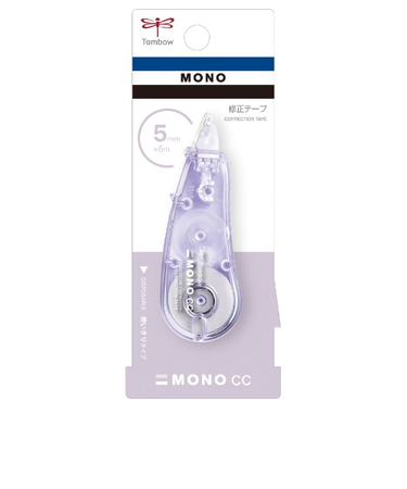 トンボ鉛筆（Tombow）　修正テープ　モノCC（MONO　CC）　CT－CC5C92　ソフトパープル