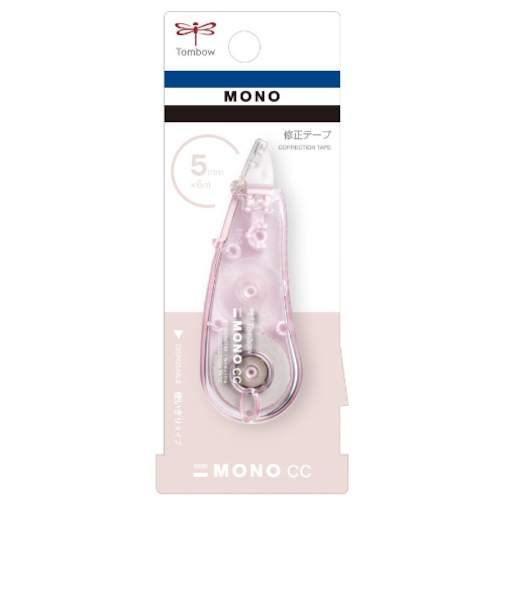 トンボ鉛筆（Tombow）　修正テープ　モノCC（MONO　CC）　CT－CC5C82　ソフトピンク