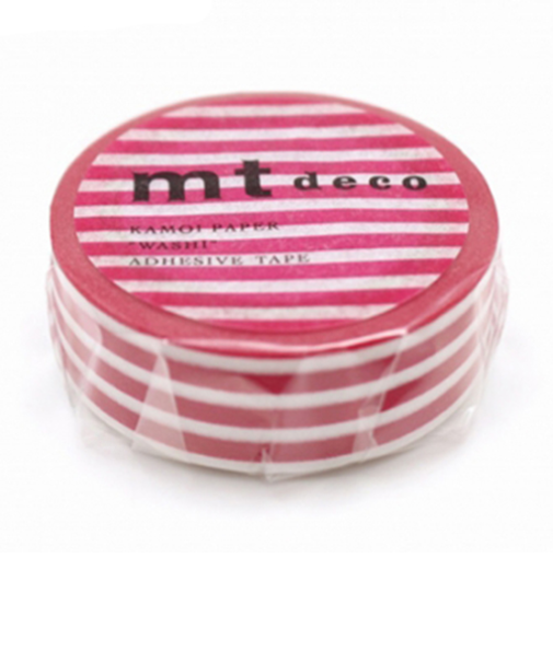 カモ井　mt　1P　MT01D383R　ボーダー／フランボワーズ