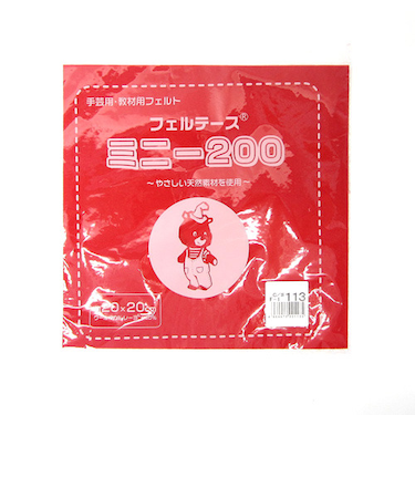 フェルト　ミニー　20cm角　113