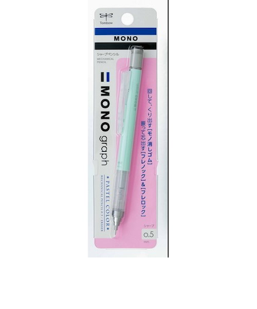トンボ鉛筆（Tombow）　シャープペンシル　モノグラフ　0.5mm　ミントグリーン　DPA－136C
