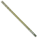 マゲイタ　鉄クローム　同穴　1×15×481mm