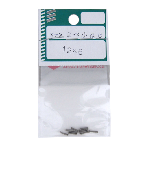 八幡ねじ（YAHATA）　ステンレス　なべ小ねじ　M1.2×6mm　P0.25