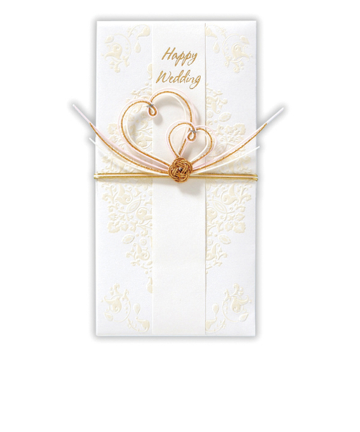 ホールマーク（Hallmark）　祝儀袋　ご結婚御祝　多当　スリム　820220　寿　ハートハワイト3