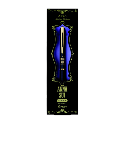 【お買い得】　パイロット（PILOT）　Acro×ANNA_SUIコラボ　アクロ1000　0.5mm　ゴールドライン　BACEFASG24BLB　ブラックロゴ