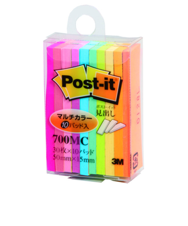 3M　ポストイット　見出し10色　700MC