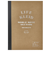 クレイド（kleid）　LIFE×Kleid　ノーブルノート　A5　8965　キャメル