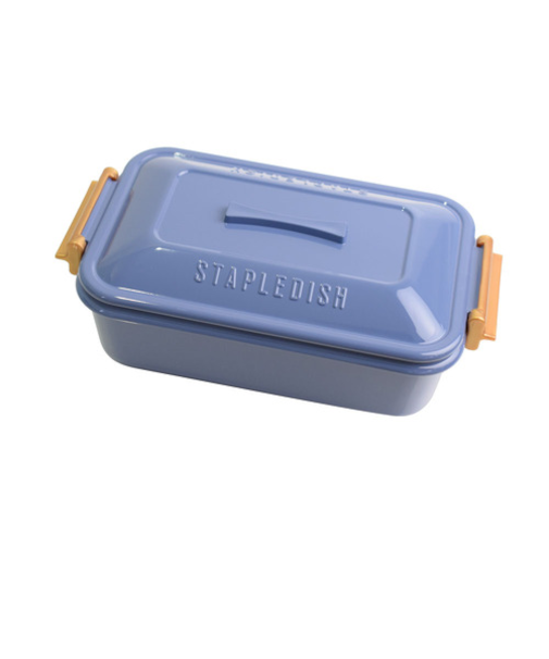 サブヒロモリ　ステイプル　抗菌タイトランチ1段　PCA3770－44　ブルー　600mL