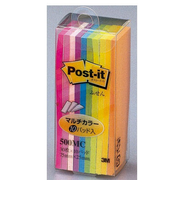 3M ポスト・イット ふせん 500MC マルチカラー