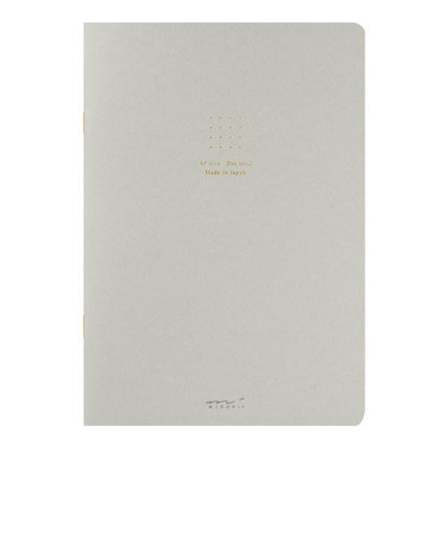ミドリ（MIDORI）　ノートA5カラー　ドット方眼　15271006　グレー