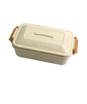 サブヒロモリ　ステイプル　抗菌タイトランチ1段　PCA3770－06　ベージュ　600mL