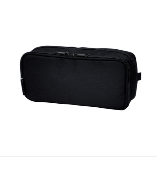 キュービックス（CUBIX）　ペンケース　ラウンドジップボックスN　15　ブラック