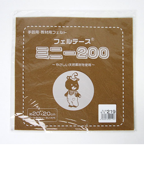 フェルト　ミニー　20cm角　227
