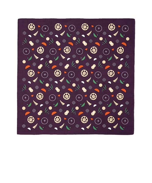 風呂敷（FUROSHIKI）　おかみさんの小風呂敷　煮物